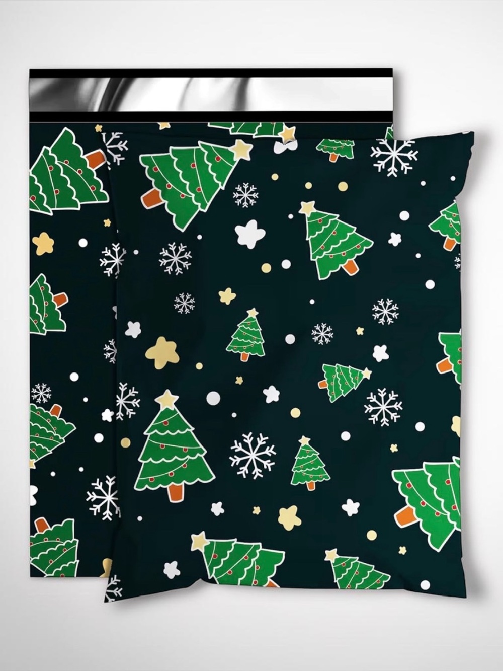 Christmas Tree Poly Mailers 10”x13” - 15ct